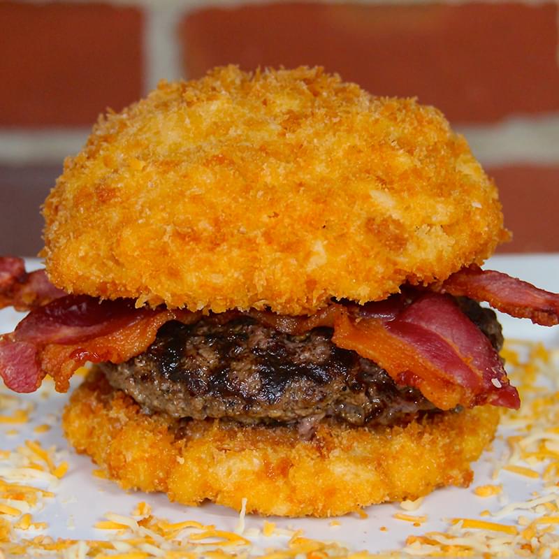 The Ultimate Mac-and-Cheese Burger Recipe | Kingsford