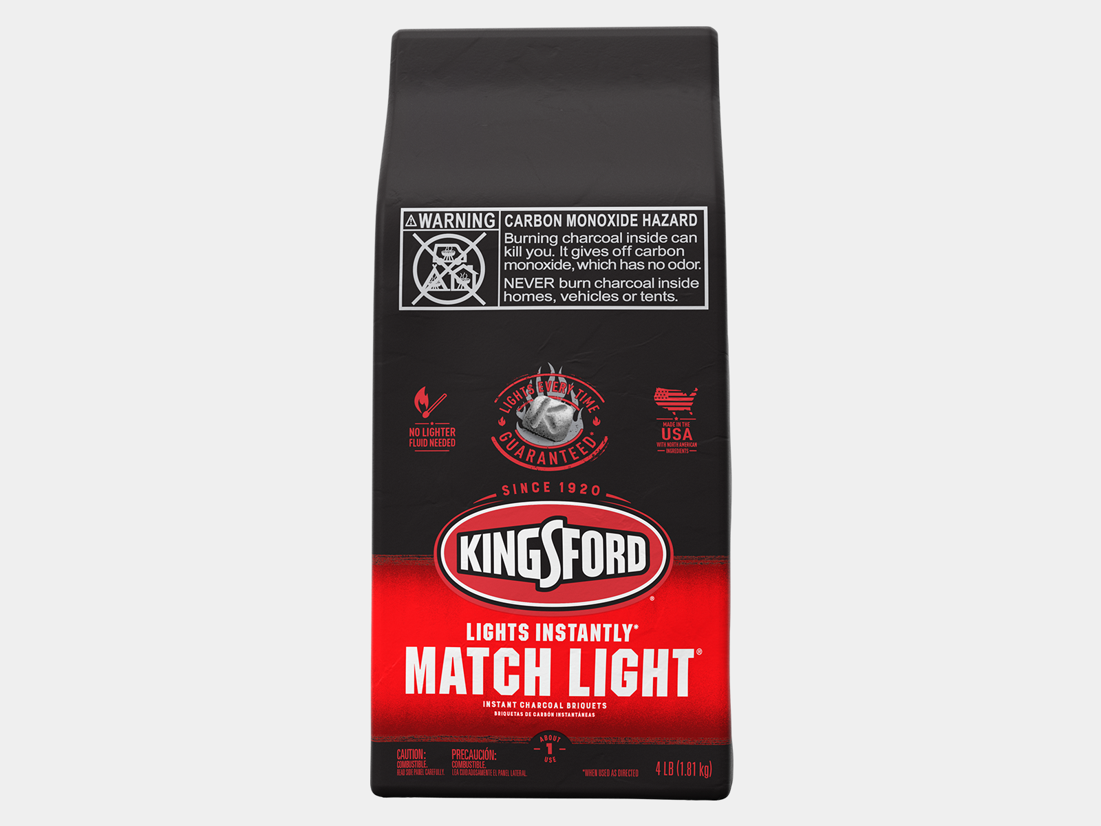 Kingsford Match Light Charcoal Briquettes 6.2 lbs 4 Pack 