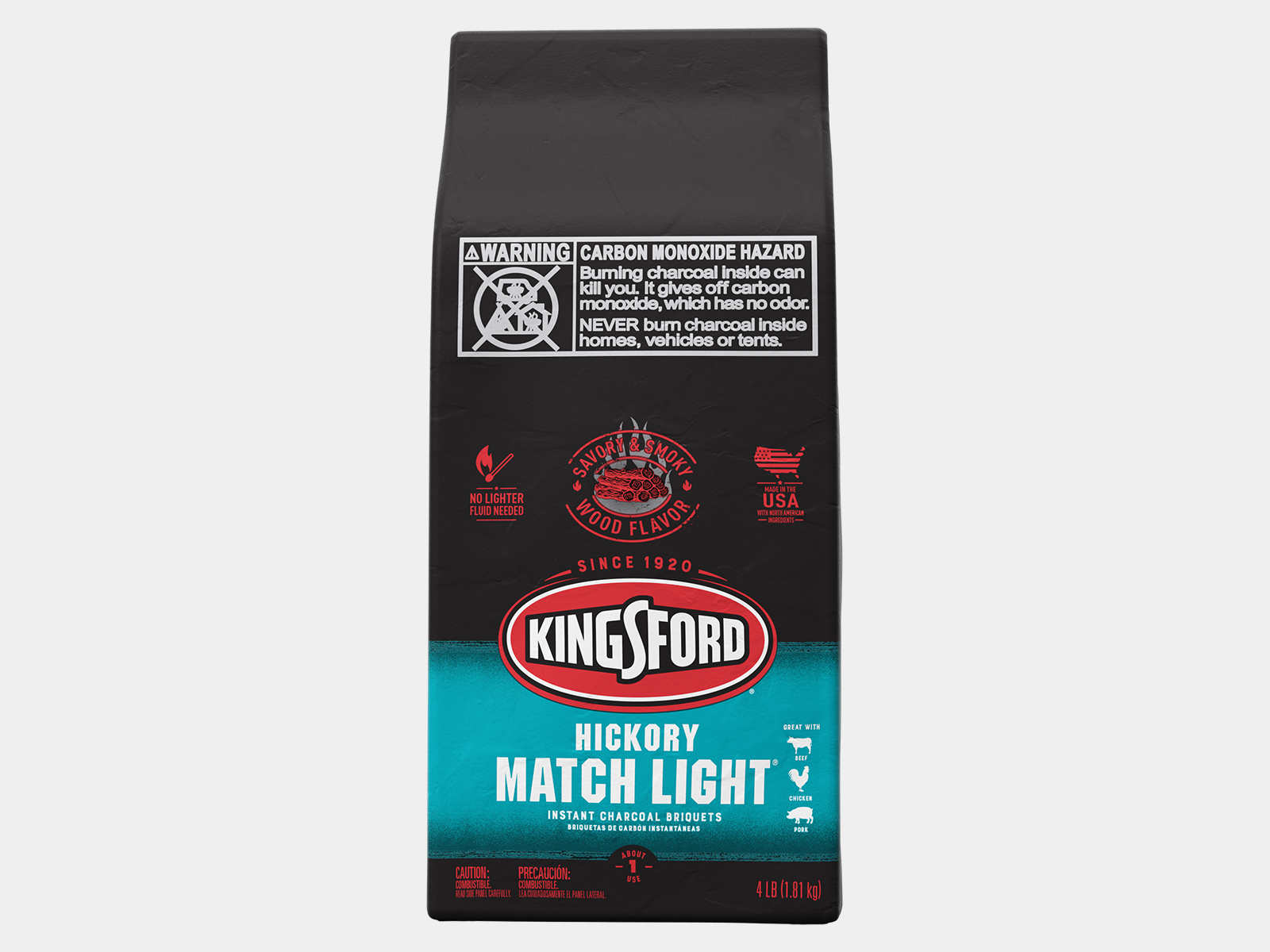 Kingsford® Match Light® Charcoal with Hickory