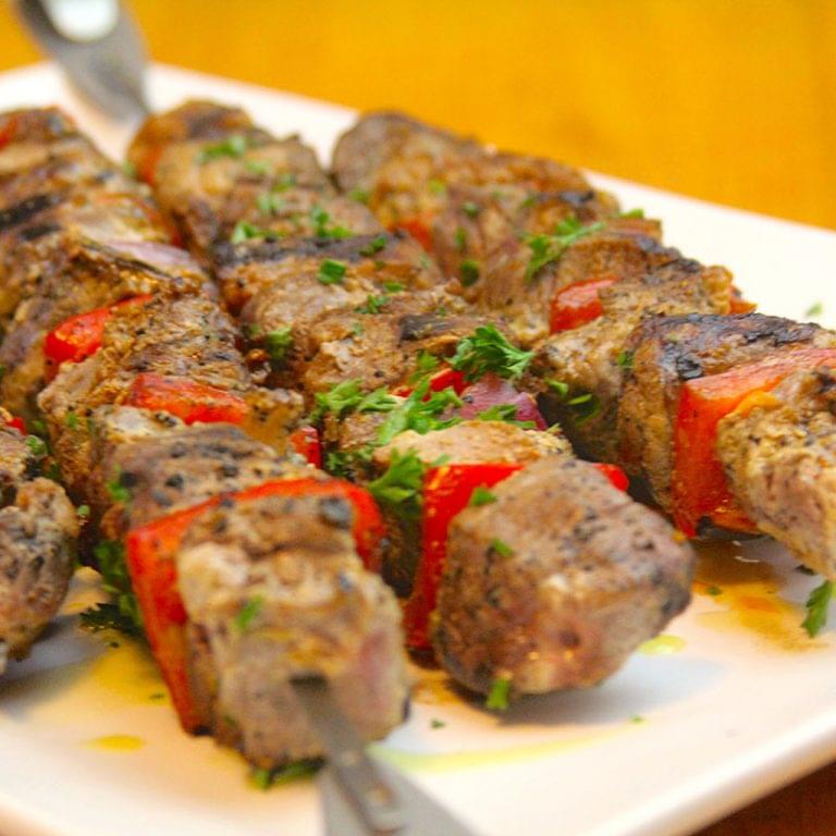 Grilled Lamb Kebabs Recipe | Kingsford