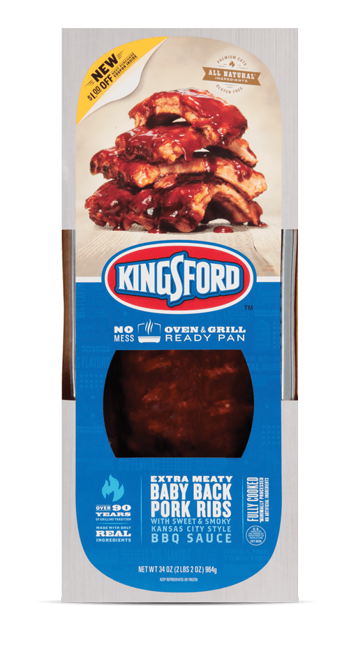 Kingsford™ BBQ Ribs & Entrées