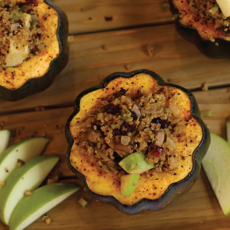 Quinoa Stuffed Acorn Squash | Kingsford®