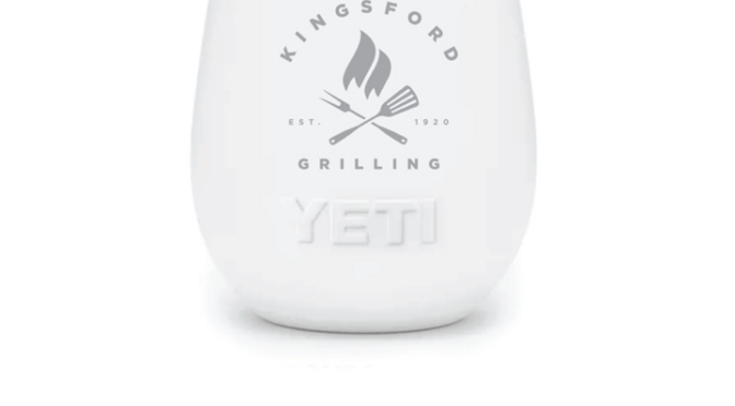 Kingsford® YETI Rambler™ 10 oz. Navy Wine Tumbler