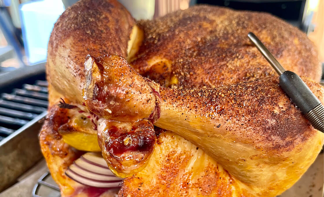 How to smoke a whole chicken on a pellet grill Kingsford®