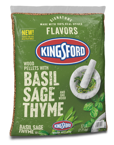 Kingsford® Signature Flavors Hardwood Pellets — Basil Sage Thyme