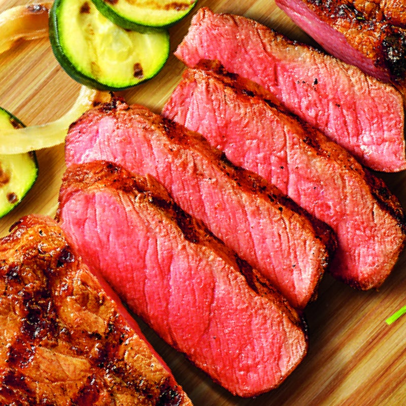 Garlic, Onion & Paprika-Infused Strip Steak with Kingsford® Signature Flavors