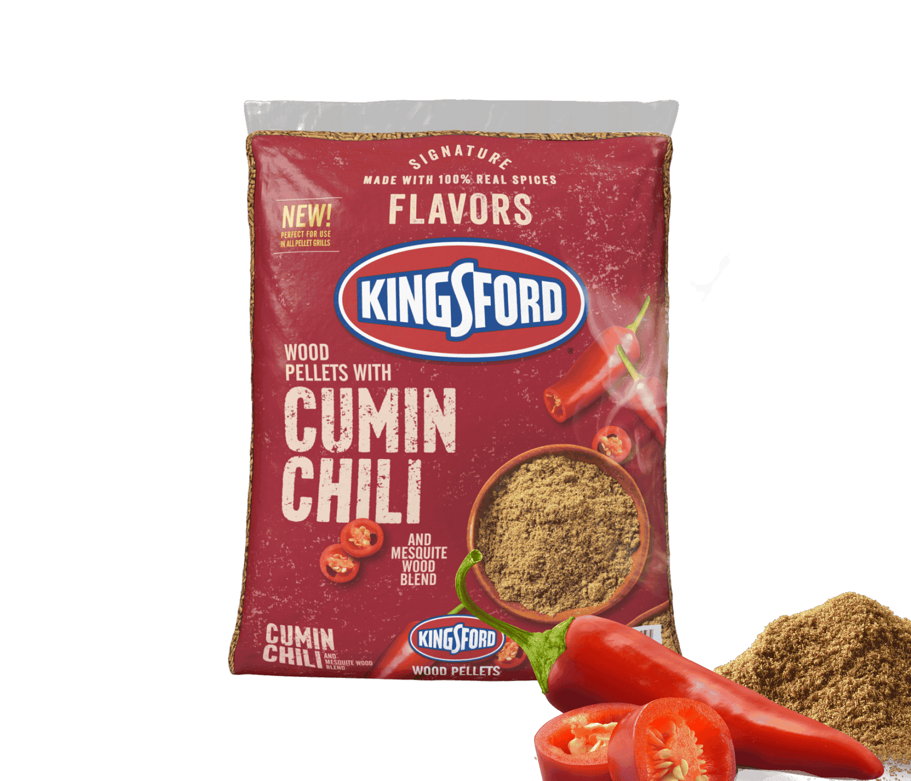 Kingsford® Signature Flavors Hardwood Pellets — Cumin Chili