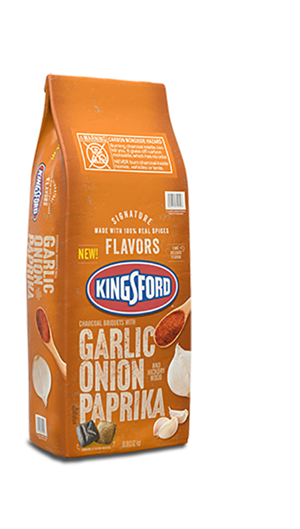 Kingsford® Signature Flavors Briquets — Garlic Onion Paprika