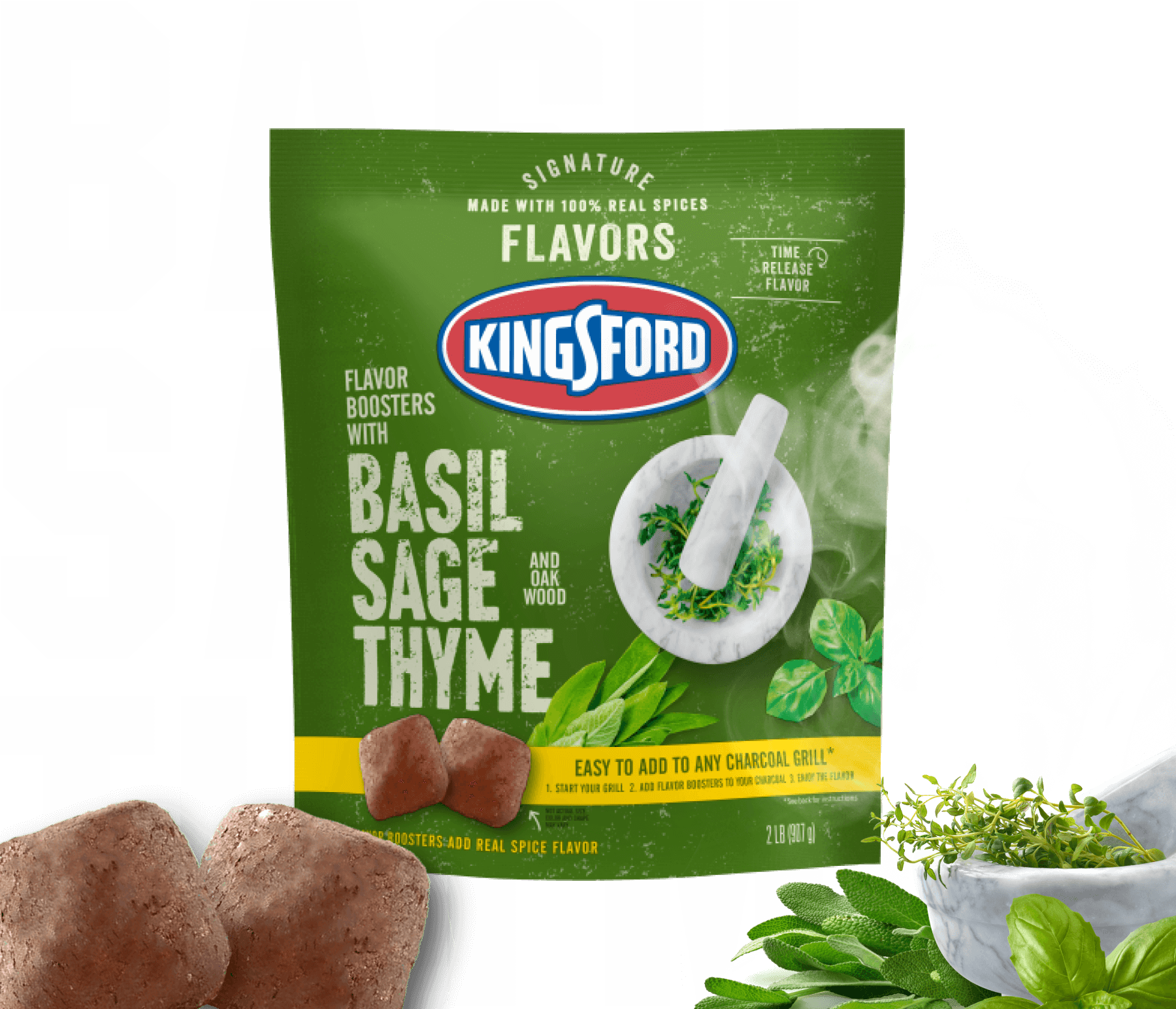 Kingsford® Signature Flavors Flavor Boosters — Basil Sage Thyme