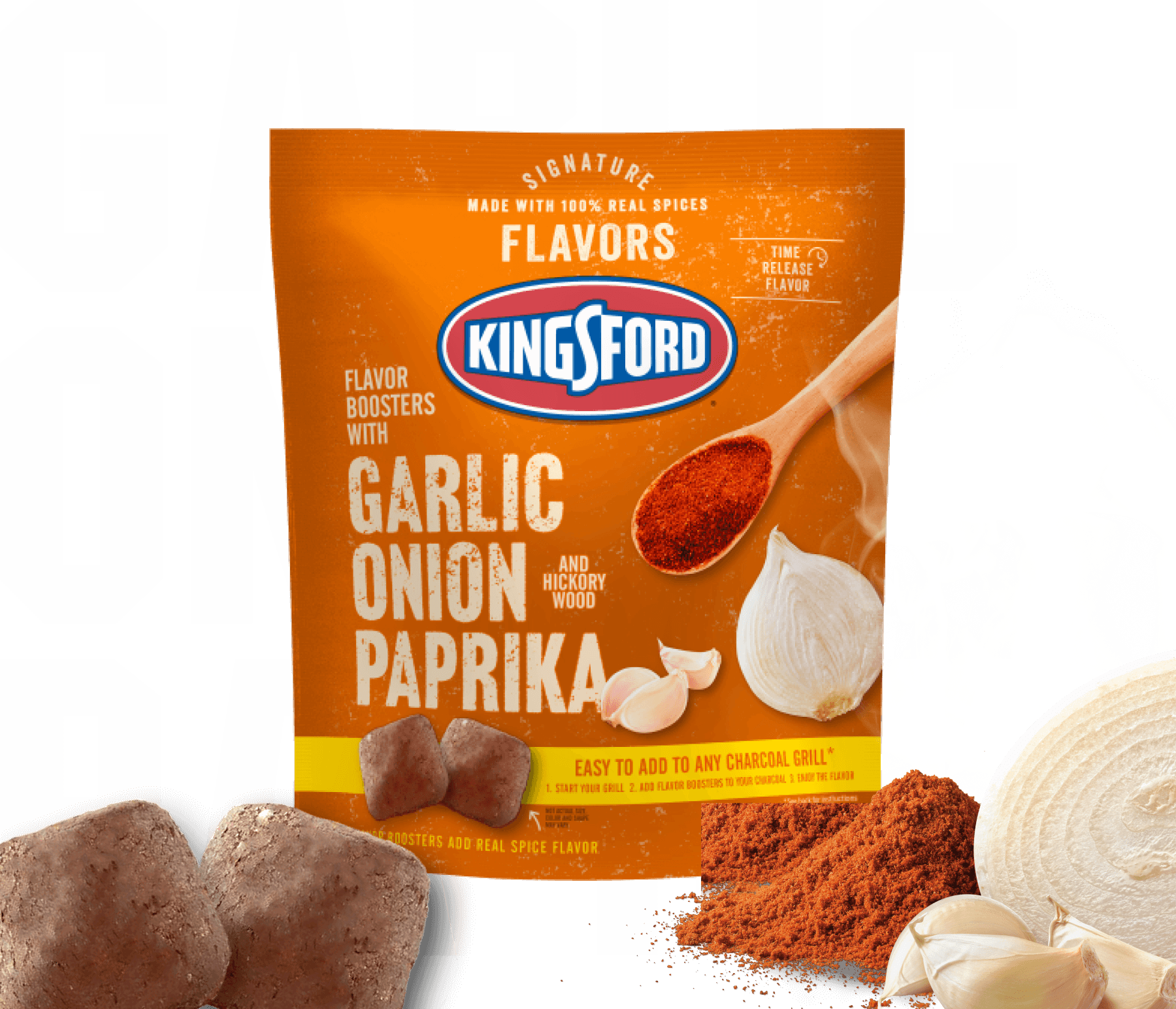 Kingsford® Signature Flavors Flavor Boosters — Garlic Onion Paprika