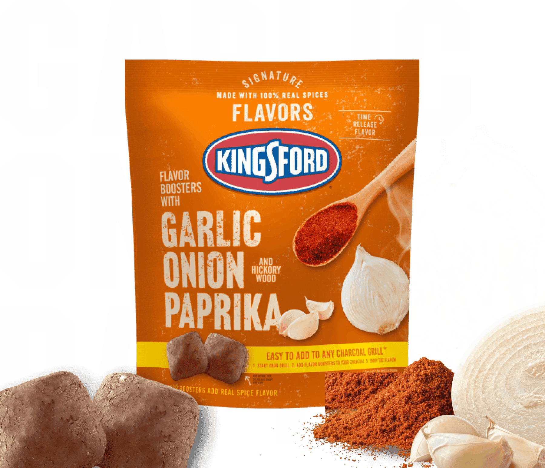 Kingsford® Signature Flavors Flavor Boosters — Garlic Onion Paprika