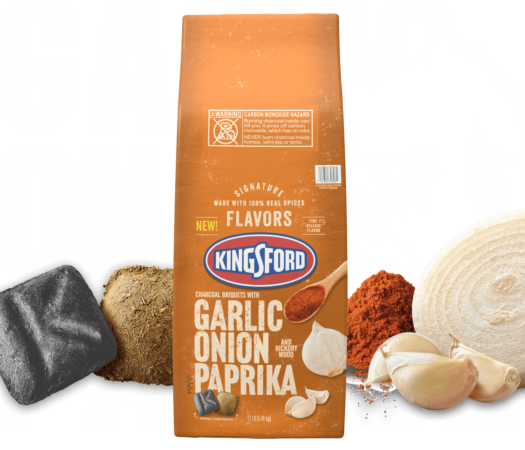 Kingsford® Signature Flavors Briquets — Garlic Onion Paprika