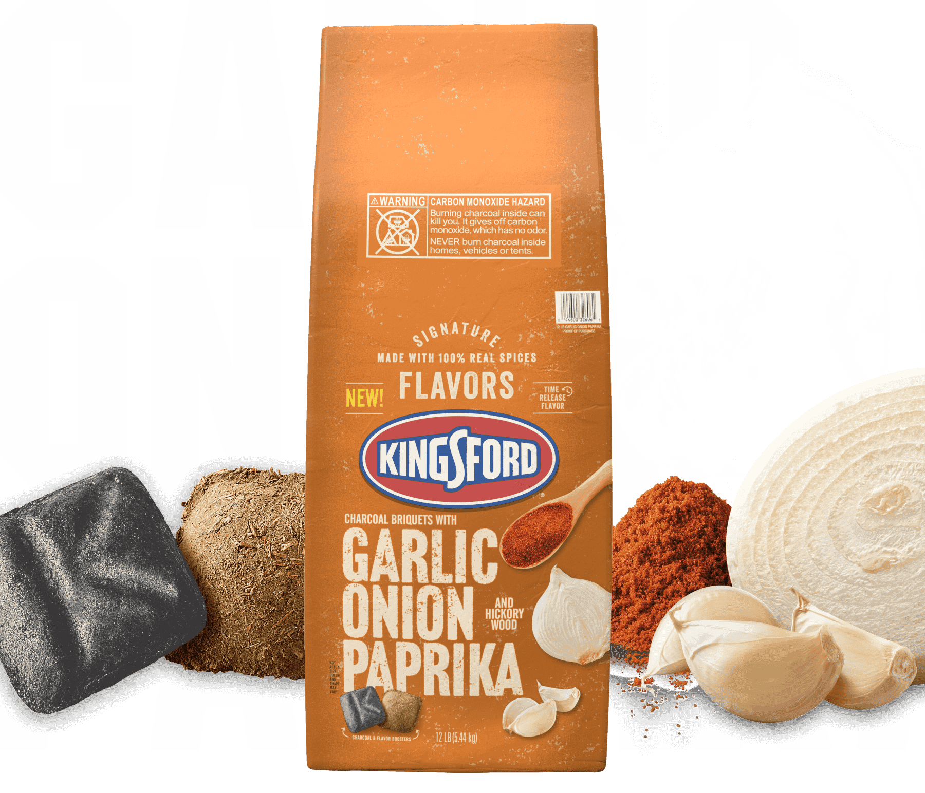 Kingsford® Signature Flavors Briquets — Garlic Onion Paprika