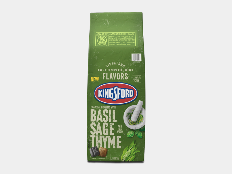 Kingsford® Signature Flavors Briquets — Basil Sage Thyme