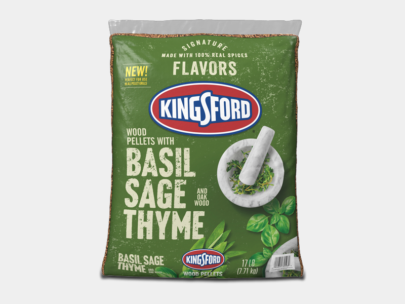 Kingsford® Signature Flavors Hardwood Pellets — Basil Sage Thyme