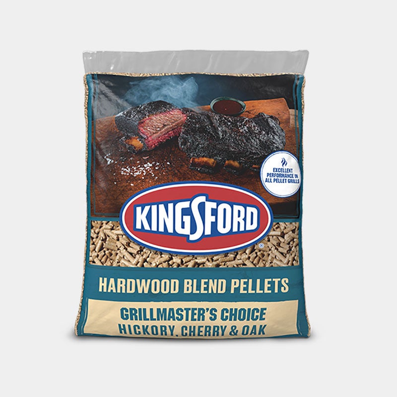 Kingsford® 100% Natural Hardwood Blend Pellets, Grillmaster’s Choice, Hickory, Cherry and Oak