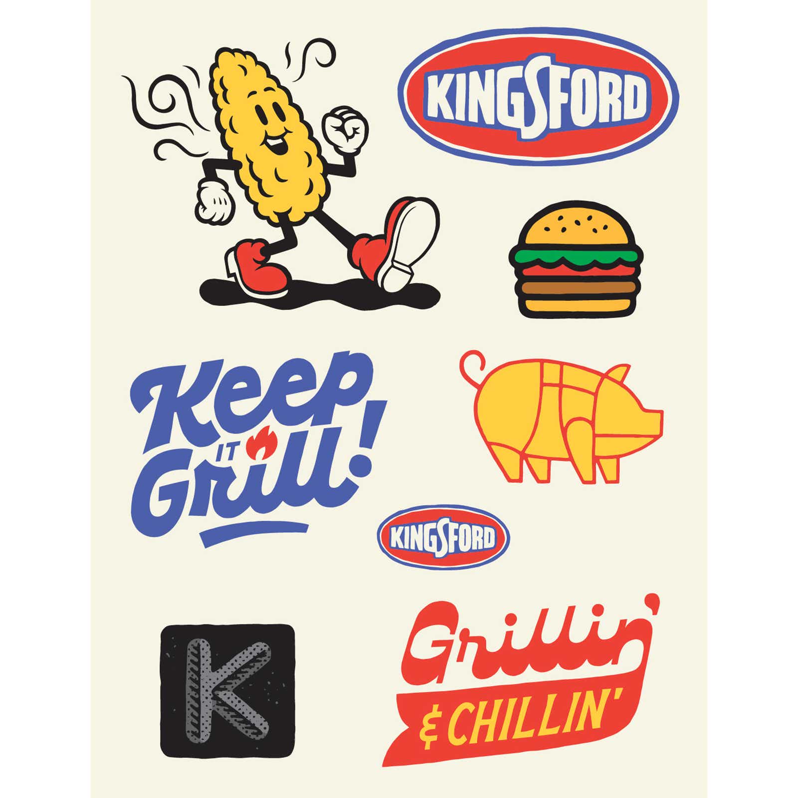 Kingsford® Sticker Sheet