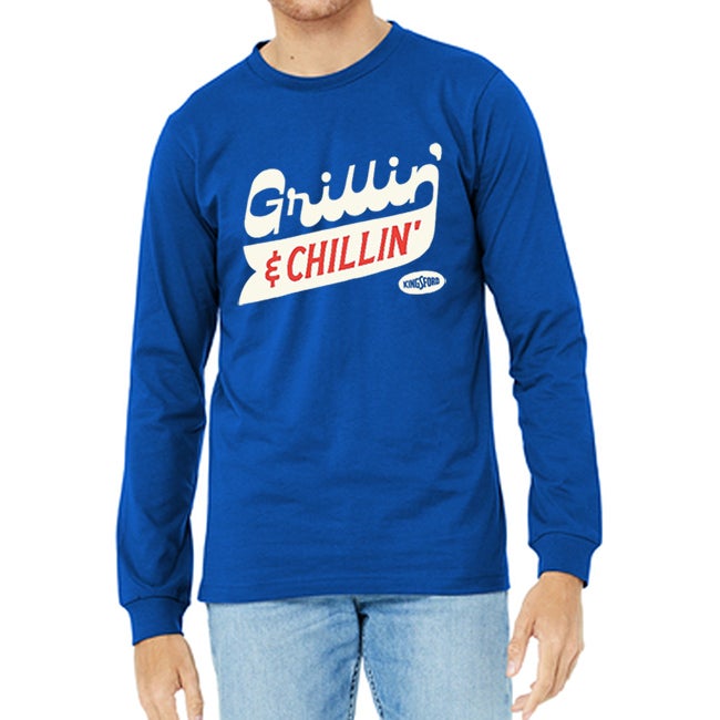 “Grillin’ & Chillin’ “ Long Sleeve T-Shirt