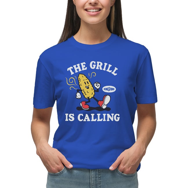 “The Grill Is Calling” Short Sleeve T-Shirt (Corn)