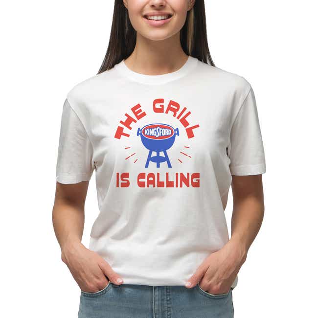 “The Grill Is Calling” Short Sleeve T-Shirt (BBQ)