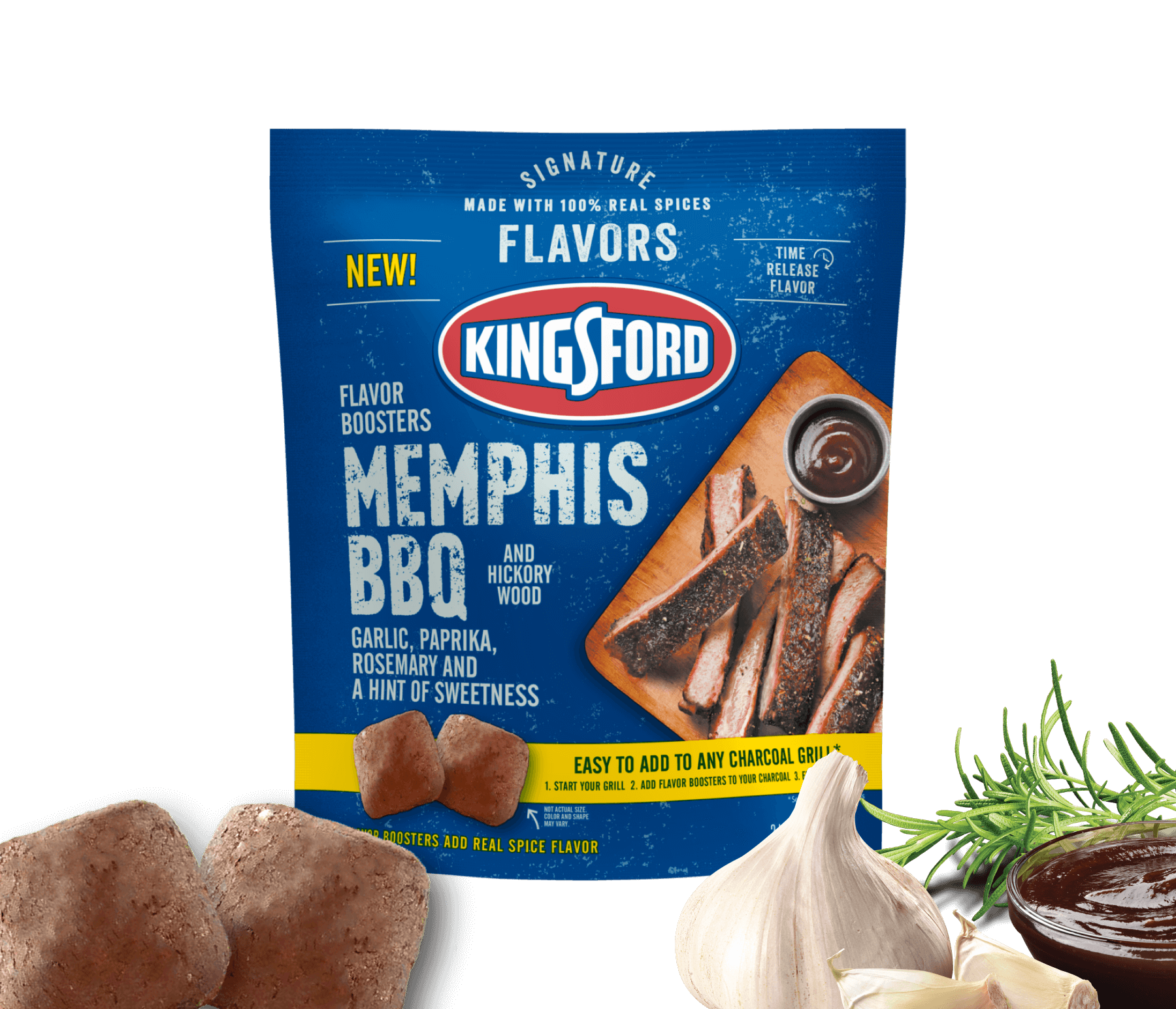 Kingsford® Signature Flavors Flavor Boosters — Memphis BBQ