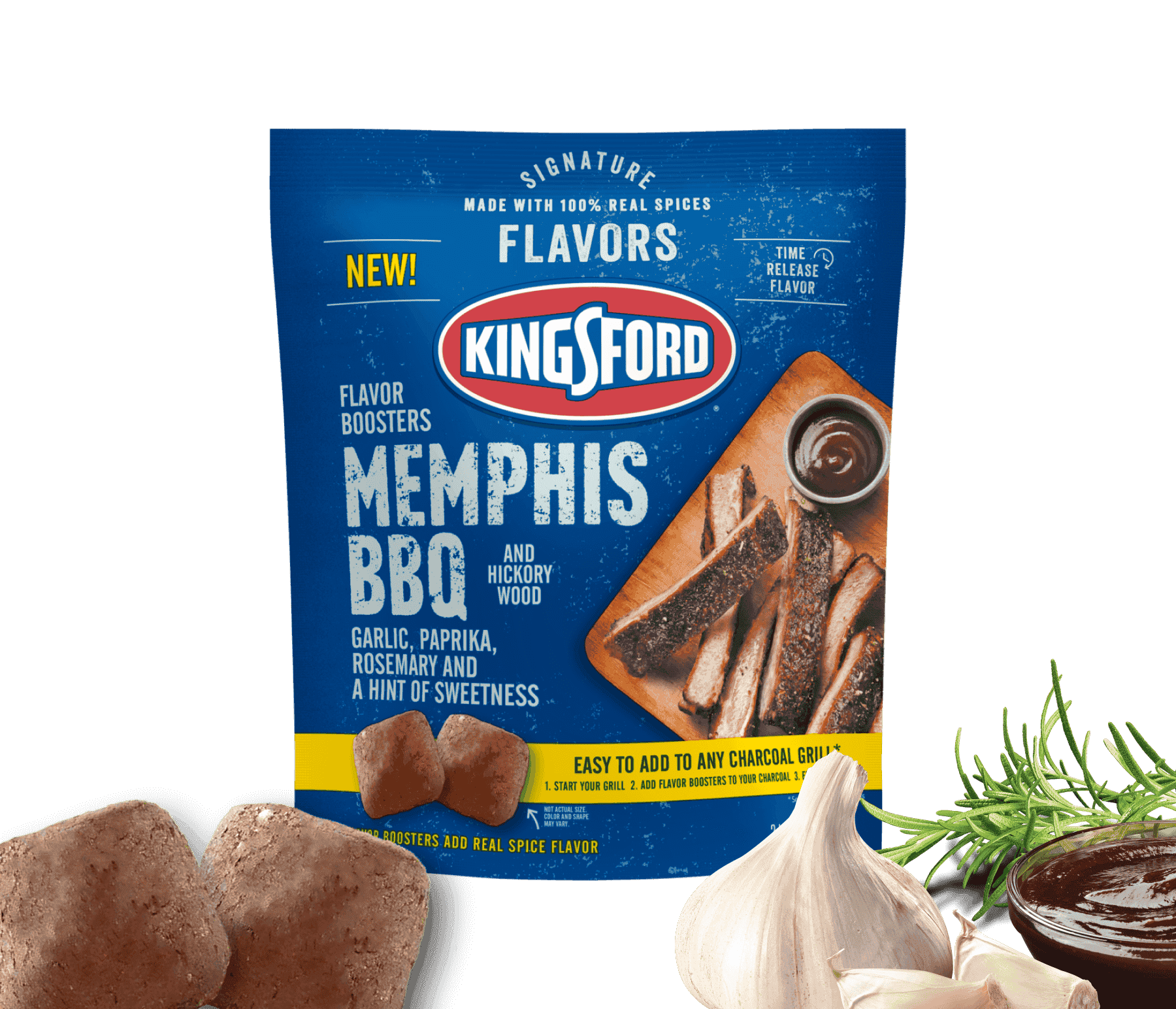 Kingsford® Signature Flavors Flavor Boosters — Memphis BBQ