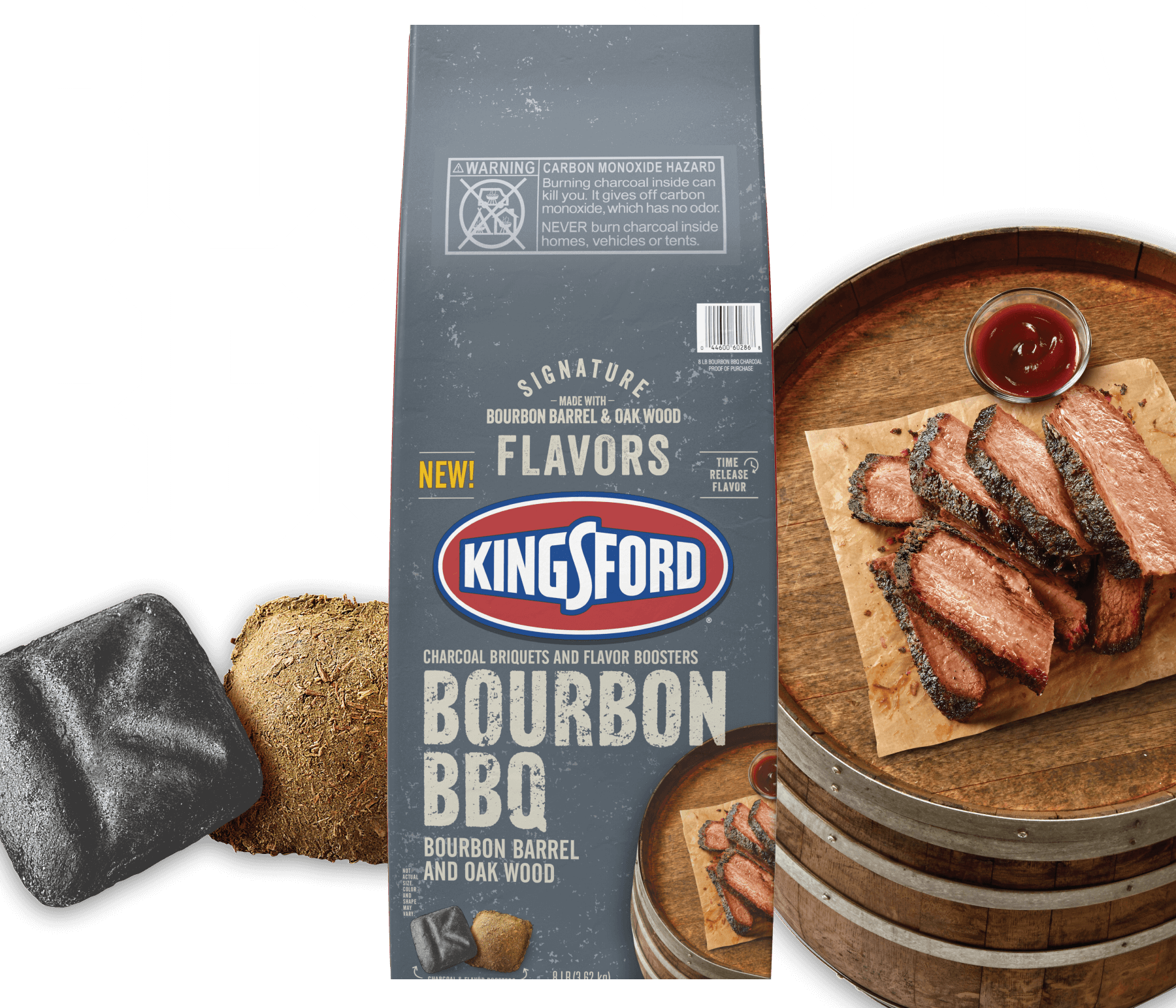 Kingsford® Signature Flavors Charcoal Briquets and Flavor Boosters — Bourbon BBQ