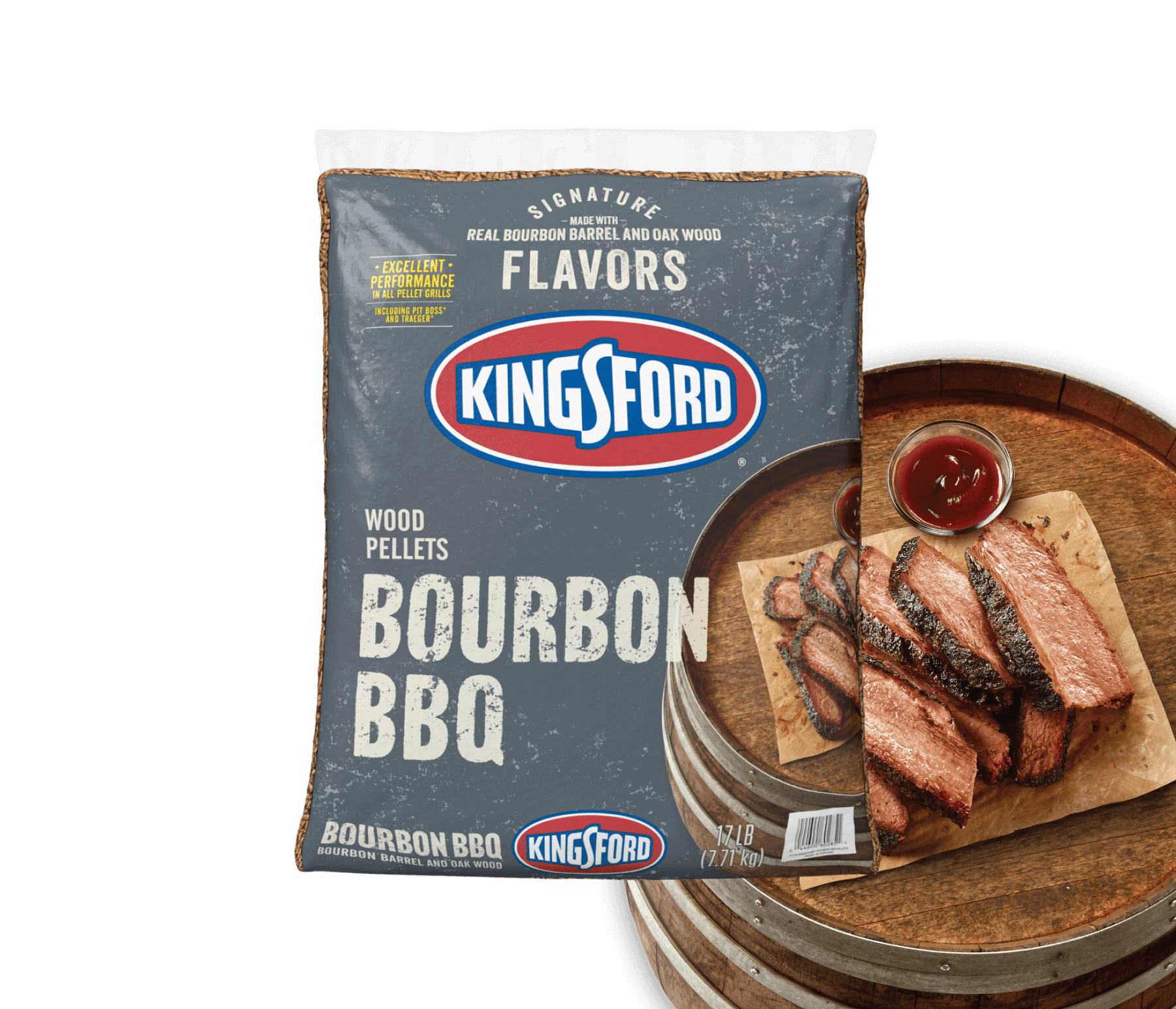 Kingsford® Signature Flavors Hardwood Pellets — Bourbon BBQ