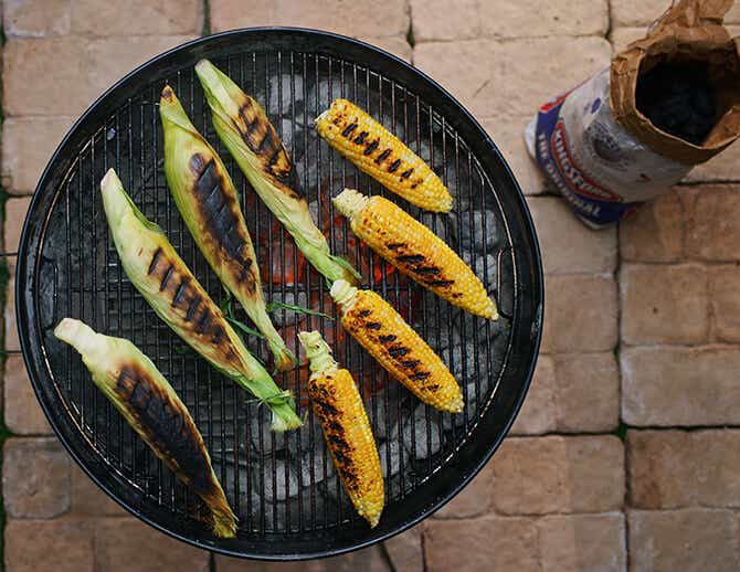 How to Grill Corn in the Husk - Sinful Nutrition