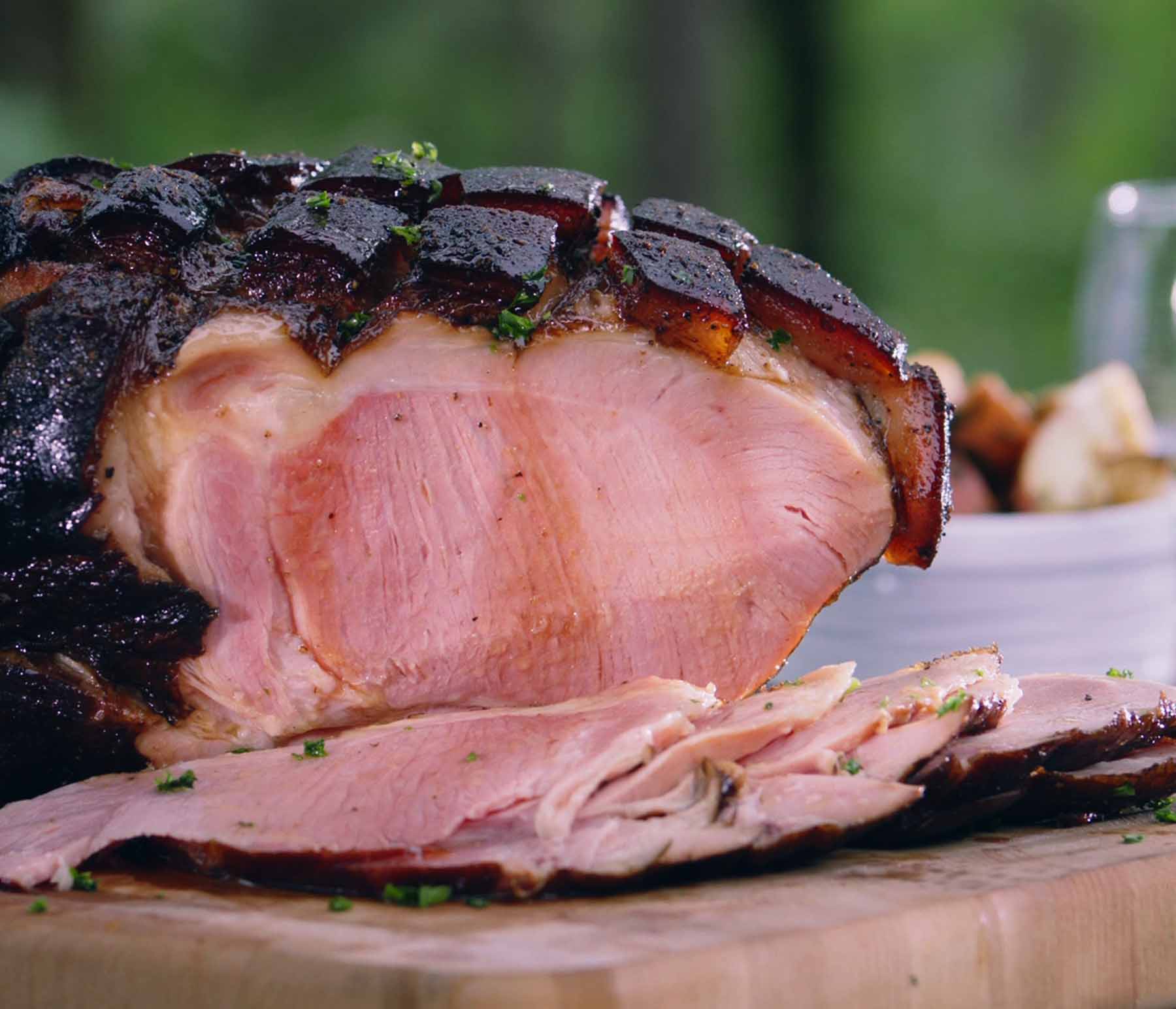 Cured Bbq Smoked Ham Recipe Kingsford